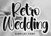 Retro Wedding Font - Featured Image