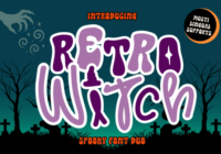 Retro Witch Font - Featured Image