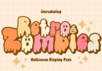 Retro Zombies Font - Featured Image