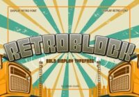 Retroblock Font - Featured Image