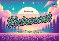 Retrocast Font - Featured Image