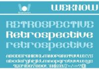 Retrospective Font - Featured Image
