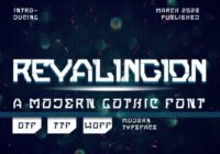 Revalingion Font - Featured Image