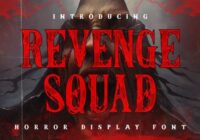Revenge Squad Font - Featured Image