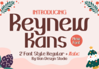Reynew Kans Font - Featured Image
