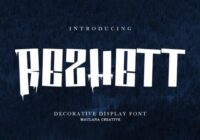 Rezhett Font - Featured Image