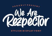 Rezpector Font - Featured Image
