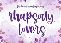 Rhapsody Lovers Font - Featured Image