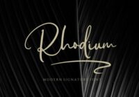 Rhodium Font - Featured Image