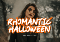 Rhomantic Halloween Font - Featured Image