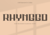 Rhynggo Font - Featured Image