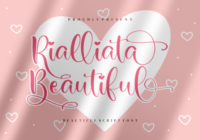 Rialliata Beautiful Font - Featured Image