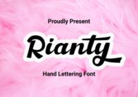 Rianty Font - Featured Image