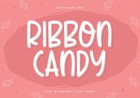 Ribbon Candy Font - Featured Image