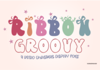 Ribbon Groovy Font - Featured Image