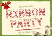 Ribbon Party Font - Featured Image