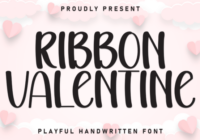 Ribbon Valentine Font - Featured Image