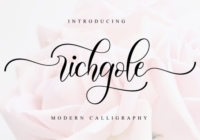 Richgole Font - Featured Image