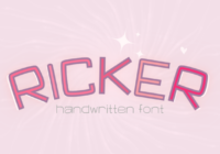 Ricker Font - Featured Image