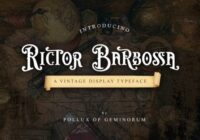 Rictor Barbossa Font - Featured Image