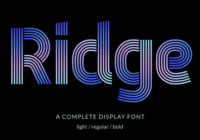 Ridge 5 Font - Featured Image