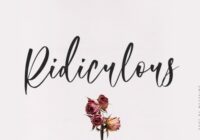 Ridiculous Font - Featured Image