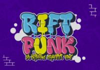 Rift Punk Font - Featured Image