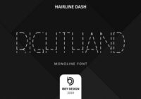 Right Hand Hairline Dash Font - Featured Image