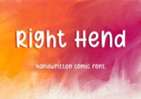 Right Hend Font - Featured Image