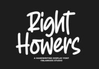 Right Howers Font - Featured Image