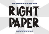 Right Paper Font - Featured Image