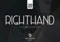 Righthand Family Font - Featured Image