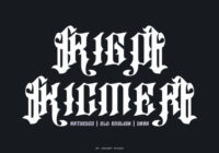 Rigo Kicmer Font - Featured Image