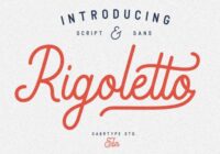 Rigoletto Script Font - Featured Image