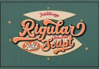 Rigular Script Font - Featured Image
