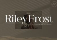 Riley Frost Font - Featured Image