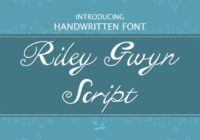 Riley Gwyn Script Font - Featured Image