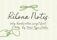 Rilona Notes Font - Featured Image
