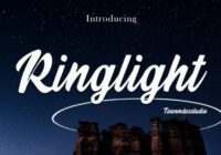 Ringlight Font - Featured Image