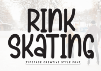 Rink Skating Font - Featured Image