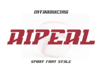 Riperl Font - Featured Image