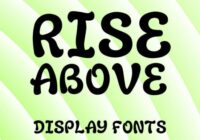 Rise Above Font - Featured Image