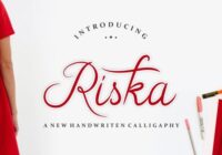 Riska Script Font - Featured Image