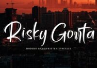 Risky Gorrta Font - Featured Image
