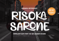 Risoka Sarone Font - Featured Image