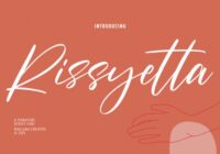 Rissyetta Signature Font - Featured Image