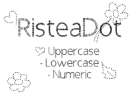 Ristea Dot Font - Featured Image