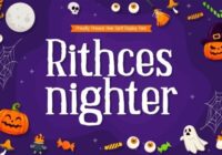 Ritches Nighter Font - Featured Image
