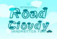Road Cloudy Font - Featured Image