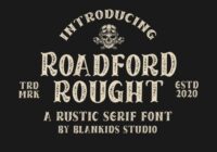 Roadford Rought Font - Featured Image